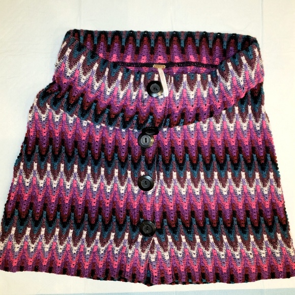 Free People Dresses & Skirts - Free People Retro button up skirt sz S 